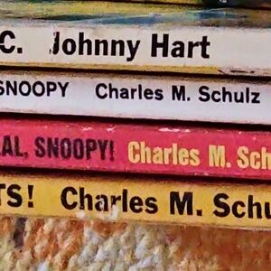 4 Vintage Snoopy Peanuts Children's Book Collection Nostalgic Christmas